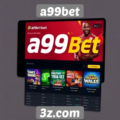 Interface do usuário do a99bet e experiência de navegação